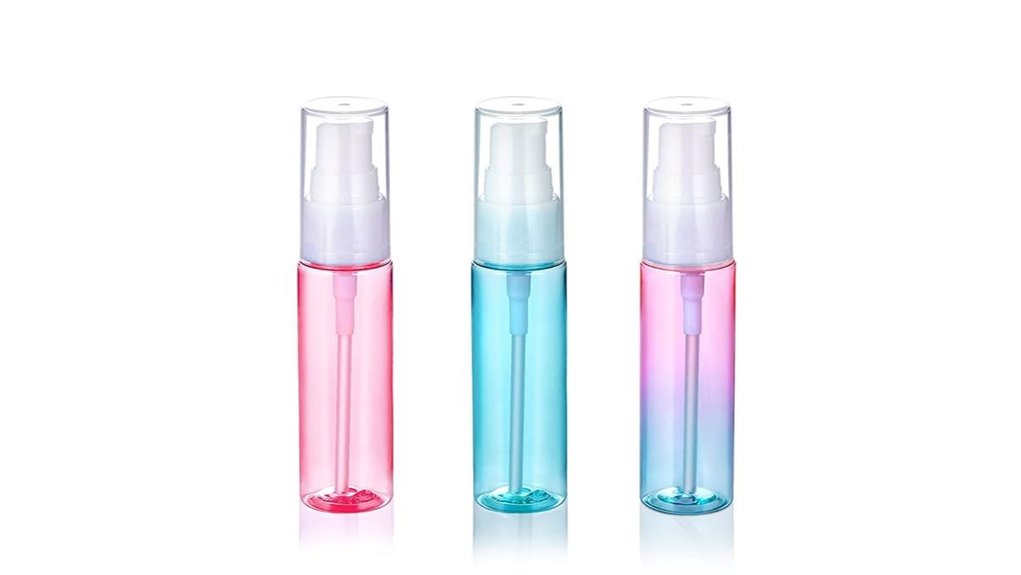 Leakproof Travel Pump Bottles (Lotion-Friendly) That Keep Your Essentials Safe 2 1oz leakproof pump bottles