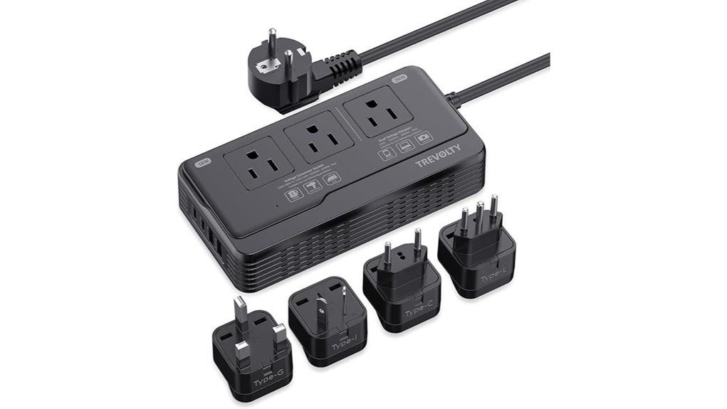 Best Travel Voltage Converters (for Hair Tools) That Keep You Safe 12 2000w us to europe 7 in 1 converter