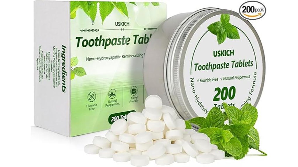 Top Toothpaste Tablets for Carry‑On: Taste & Texture 12 200 nano hydroxyapatite tablets