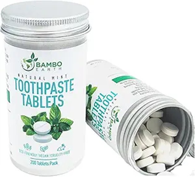 Top Travel-Ready Mouthwash Concentrate Tablets Bulky-Free 12 200 pack mint charcoal tablets