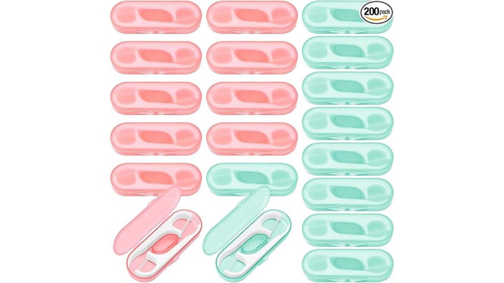 Travel Floss: Case, Picks, or String for Clean Teeth Anywhere 11 200 twin line floss picks