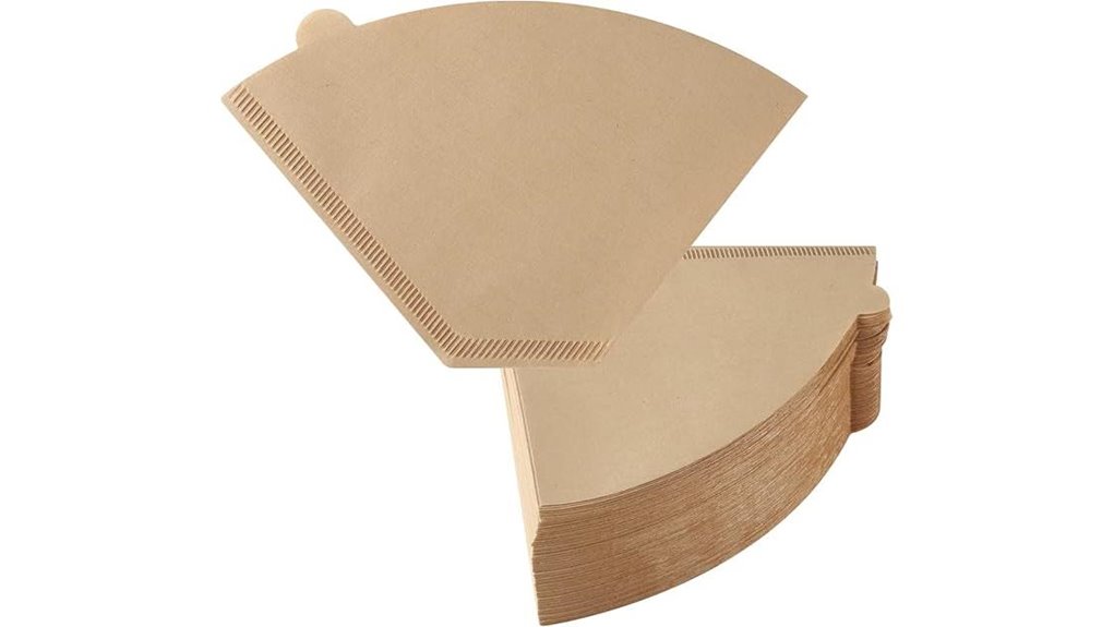 200 unbleached cone filters