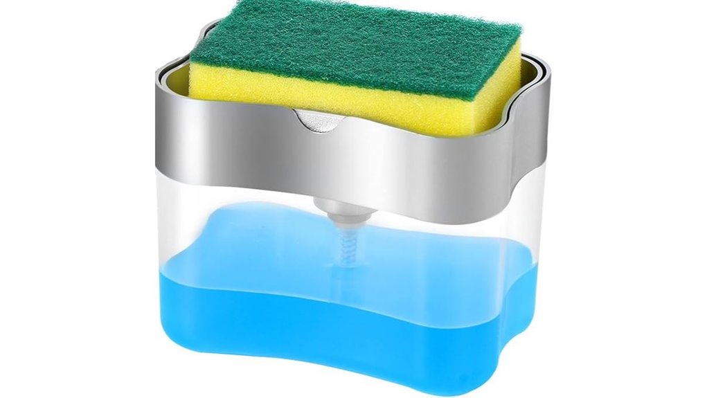 Best Dish Soap Dispenser With Sponge Holder 10 2026 13oz soapdispenser spongeincluded