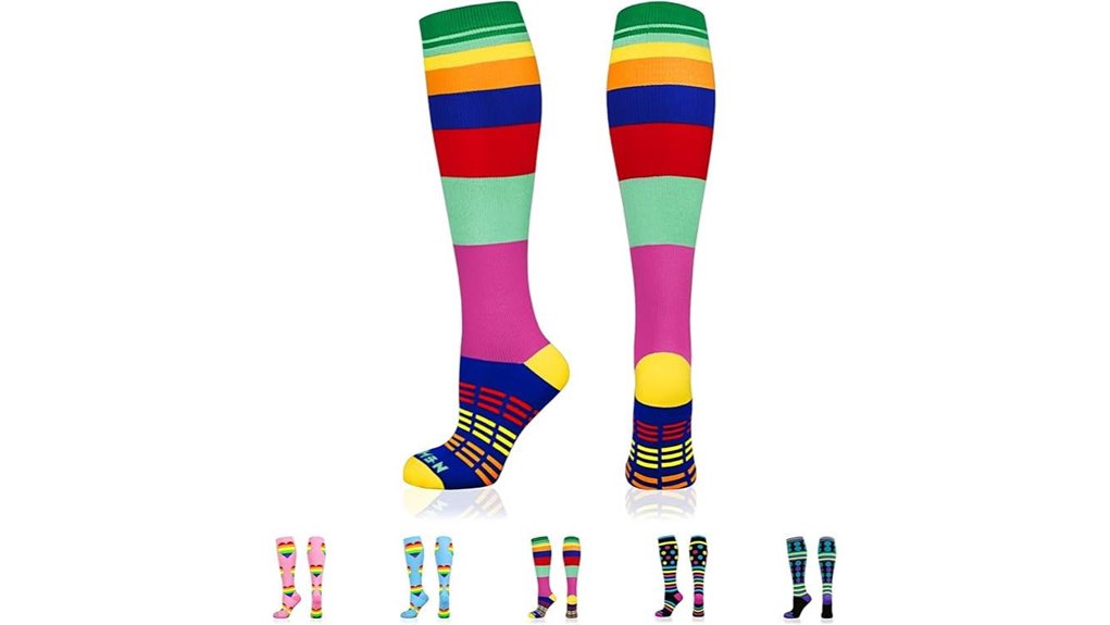 Best Compression Socks for Long Bus Rides (Graduated Fit) 14 20 30mmhg compression athletic socks
