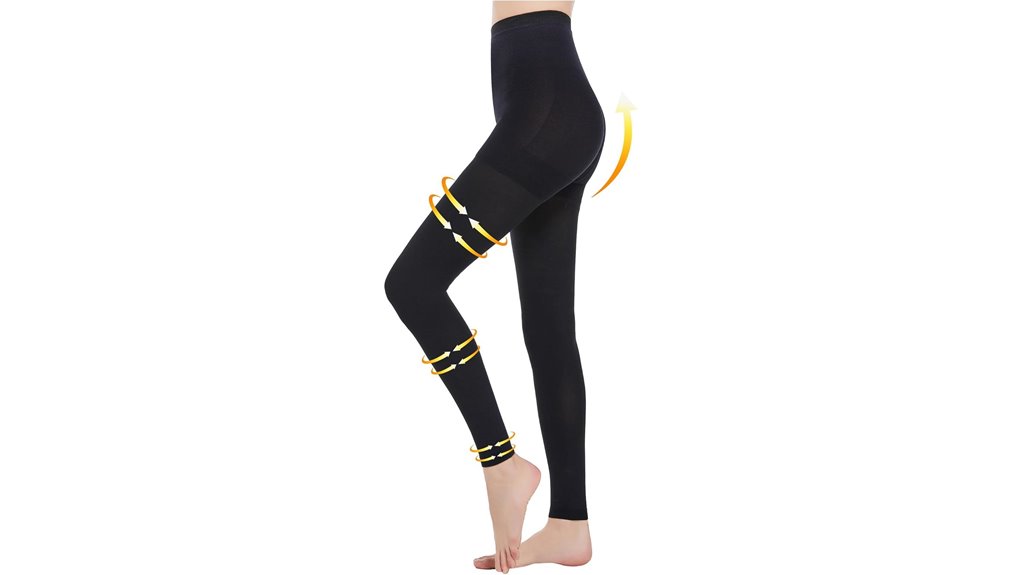 20 30mmhg footless high waist