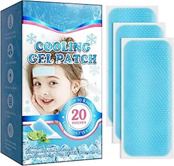The Best Cooling Patches & Gel Strips for Quick Relief 4 20 fever cooling gel patches