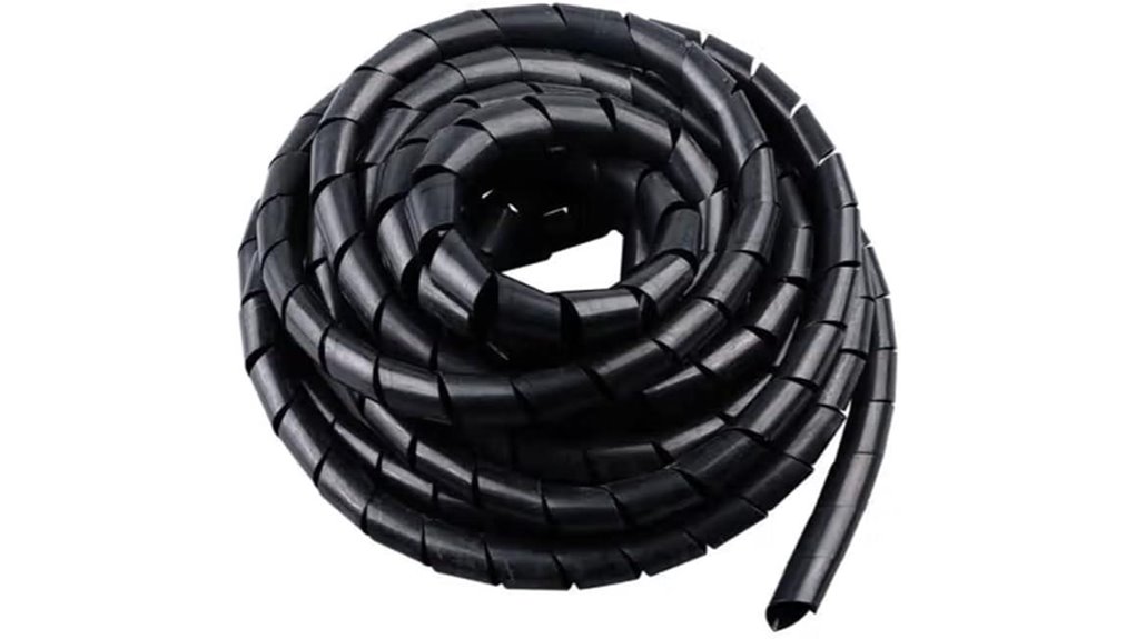 Top Cable Management Sleeves for Tech Organizers to Keep Neat 9 20 foot spiral cable sleeve