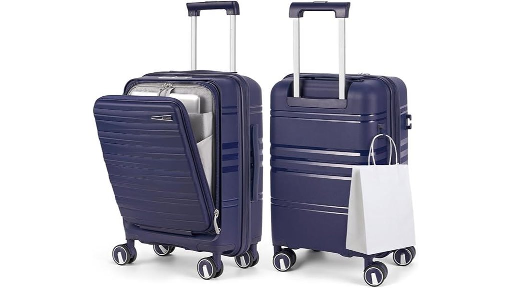 20 inch expandable carry on laptop