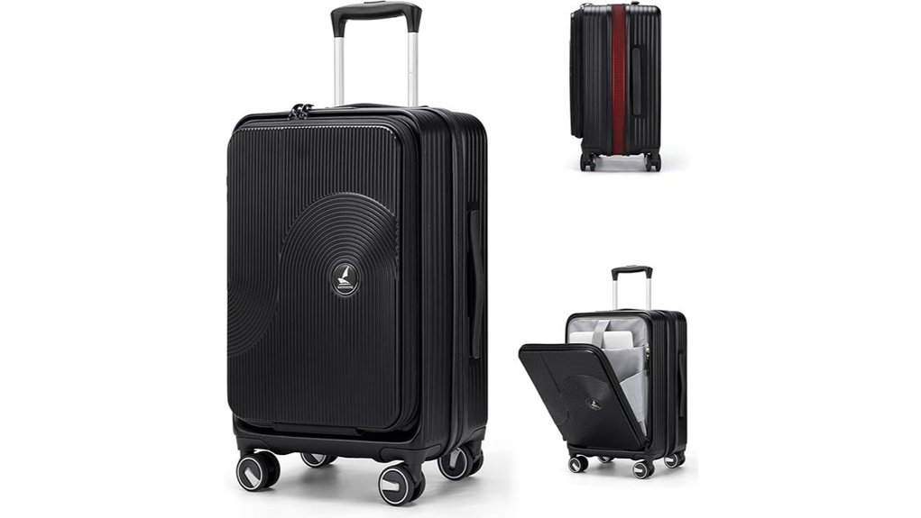 20 inch expandable hard shell