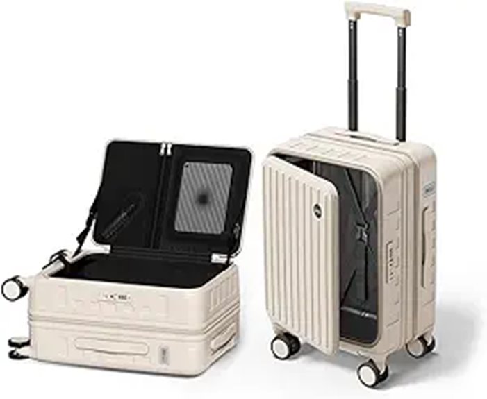 Top Luggage for Cruise Travel That Fit Cabins With Ease 11 20 inch hard shell tsa locked