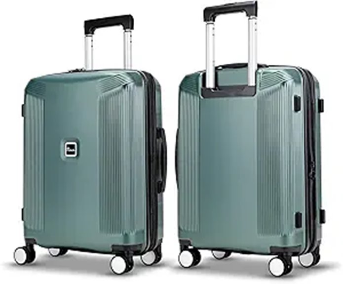 Best Expandable Suitcases for Shopping Trips (Souvenir Space) 13 20 inch lightweight expandable tsa