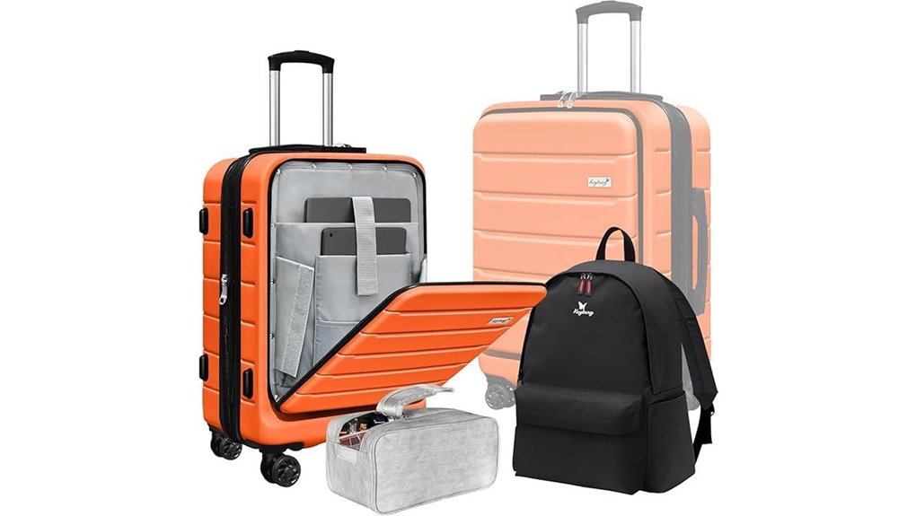 20 inch lightweight hardside carry on