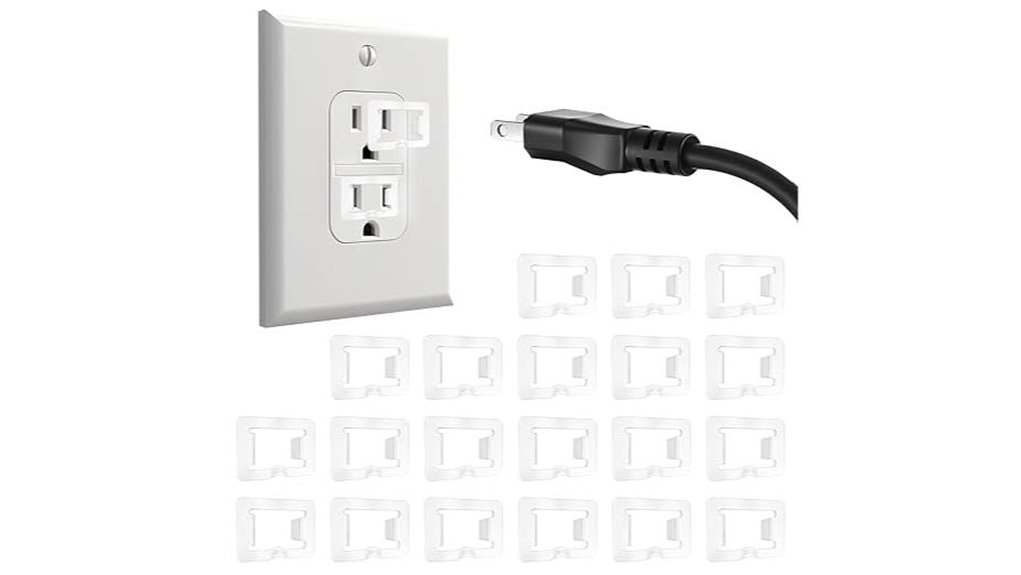 20 piece 2 prong outlet plugs