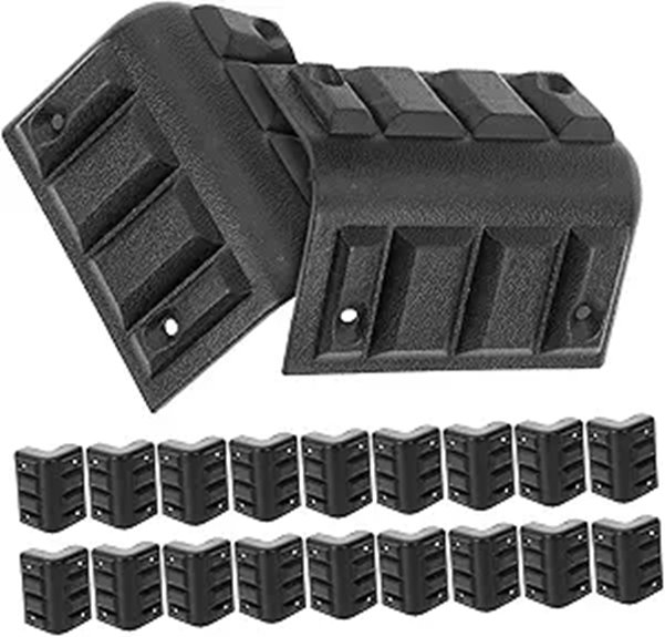 20 plastic corner protectors