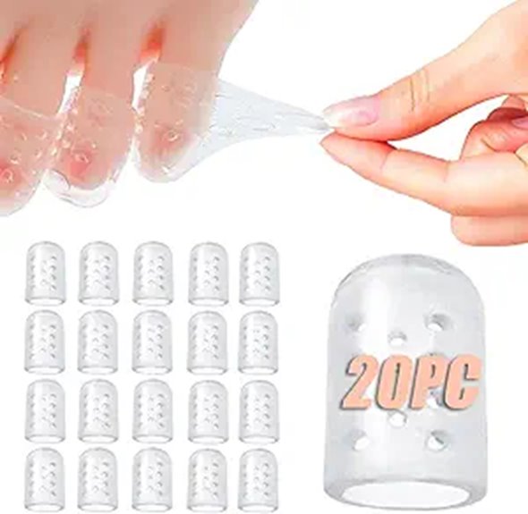 20 silicone toe protector antifriction