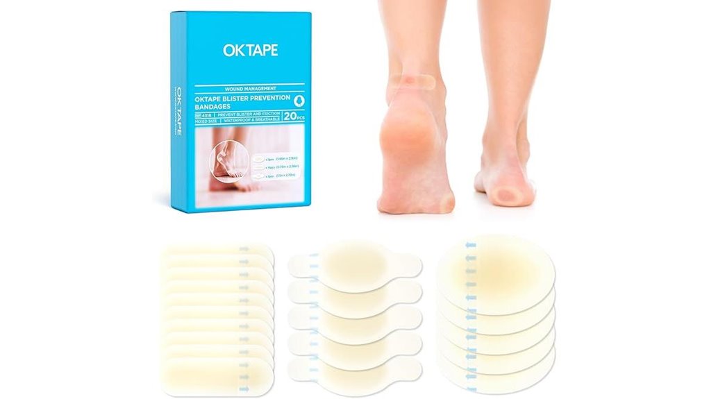 Top Blister Prevention Kits for Travel (Tape + Patches) 13 20 waterproof blister bandages