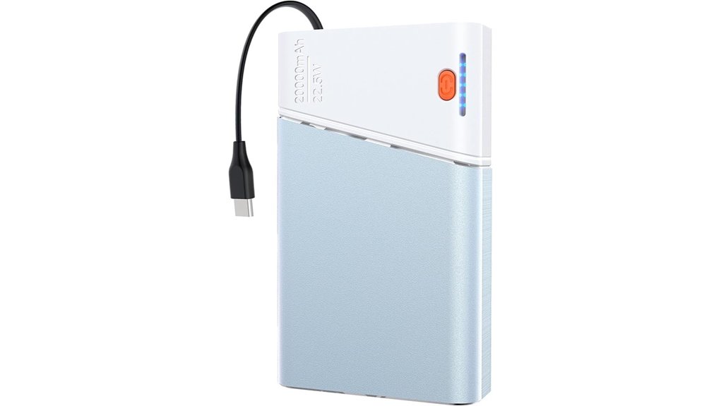 20kmah aerospace pd qc charger