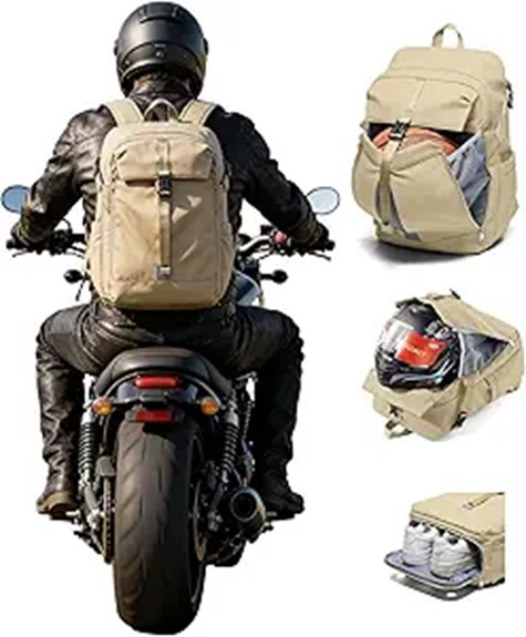 Best Backpacks With External Helmet Carry for Bike Travel 11 20l motorcycle helmet backpack