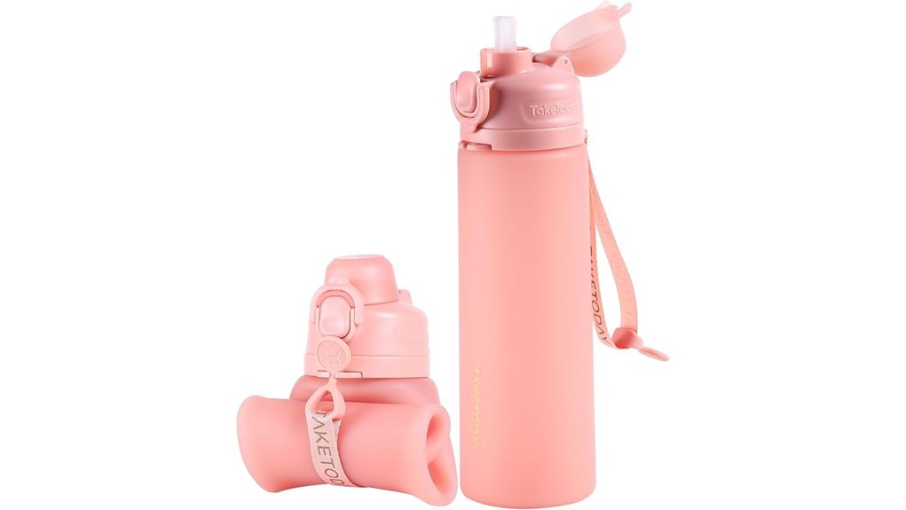 20oz collapsible silicone bottle