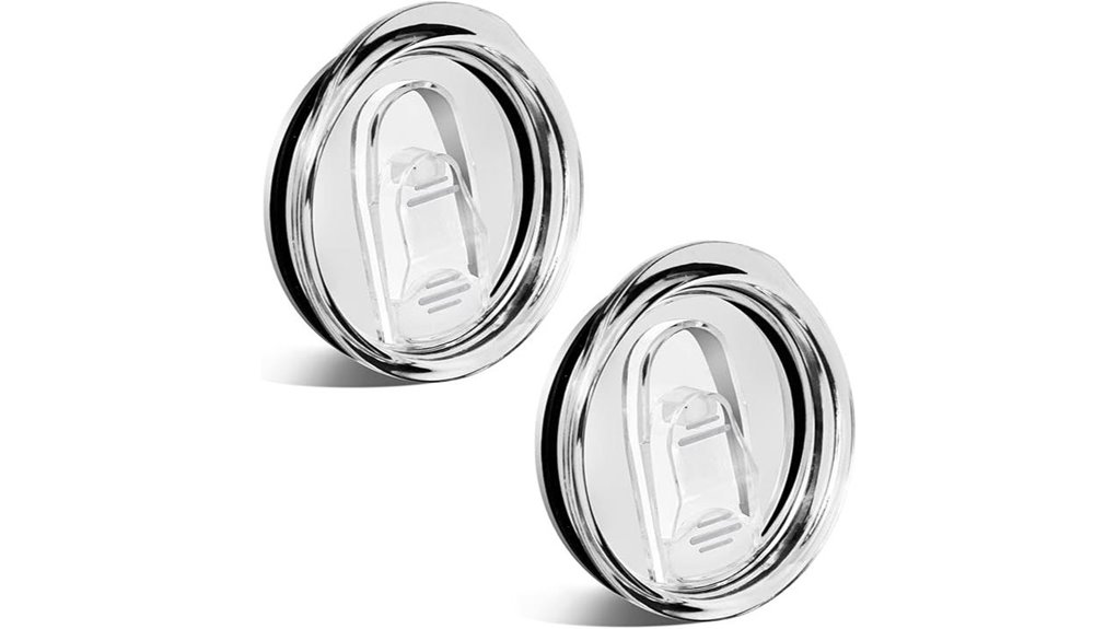 Travel Mug Lids That Stop Leaks and Stay Secure 4 20oz skinny replacement pack