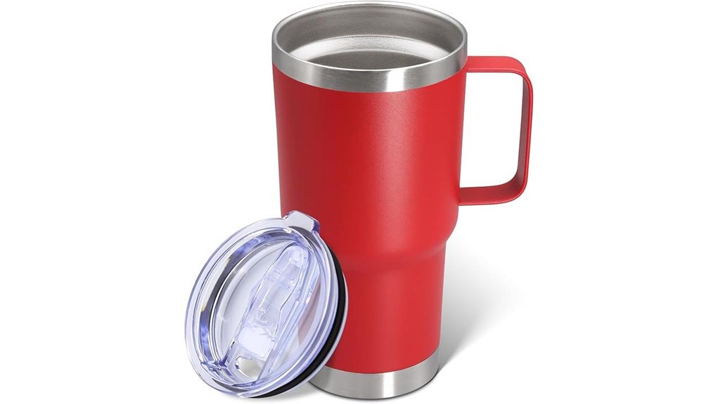 Best Insulated Tumblers for Road Trips: Hot & Spill-Resistant 4 20oz stainless steel insulated tumbler
