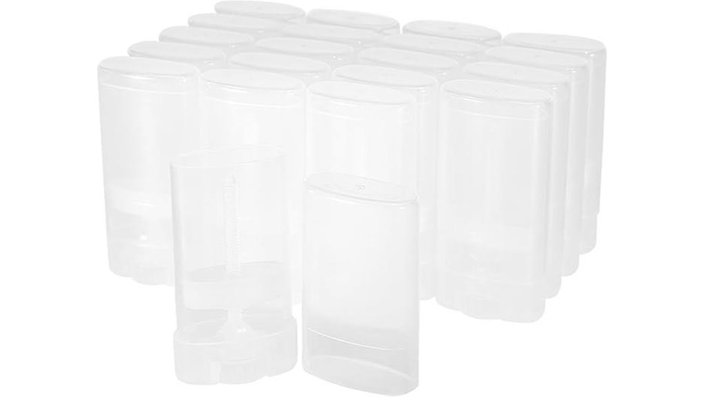 20pcs transparent 15ml lipbalms