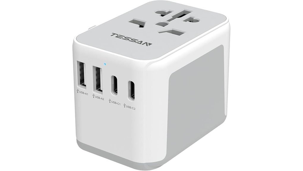 Smart Universal Plug Adapters With USB‑C: Stylish And Safe Designs 10 21w dual usb adapter