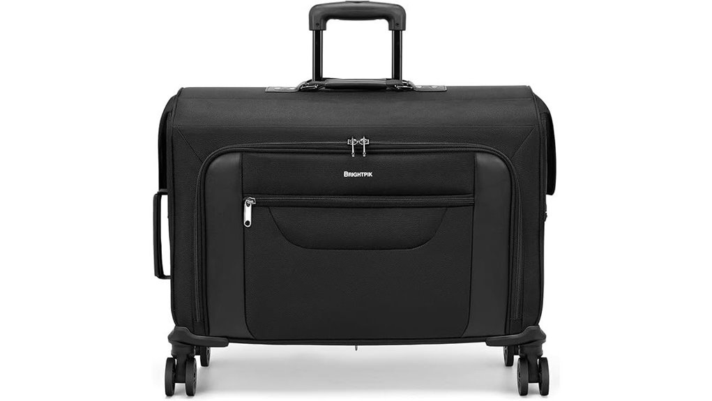Carry‑On Suitcases with Removable Garment Sleeves for Jetsetters 1 22 inch rolling garment bag