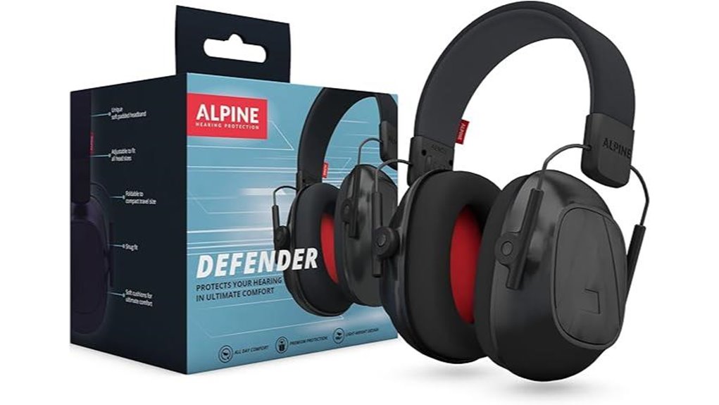 22db adjustable noise reducing earmuffs