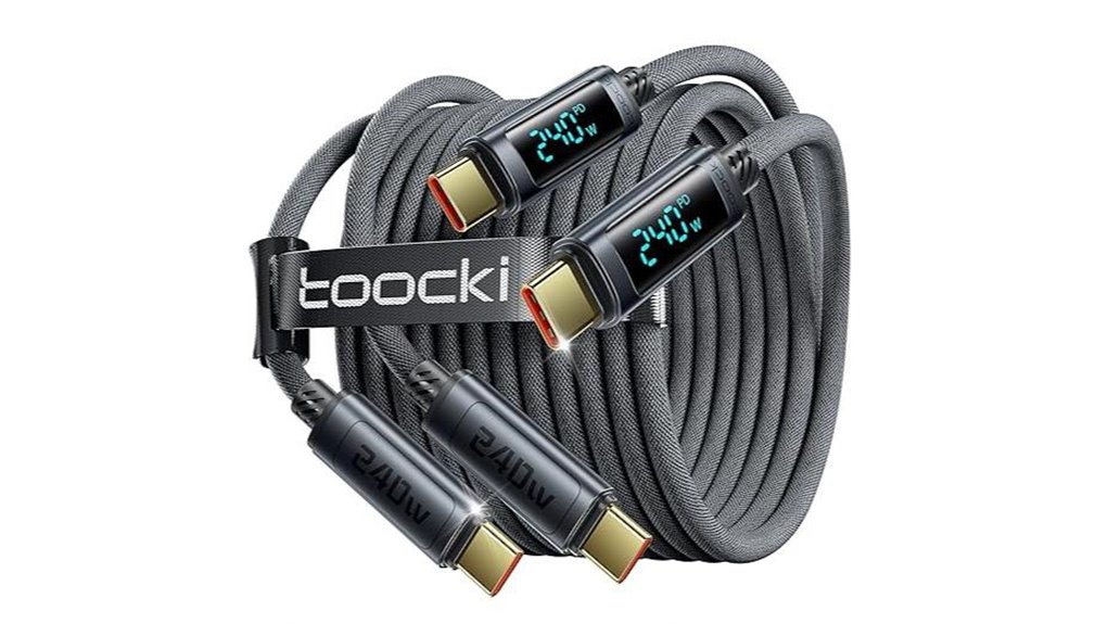 Top USB‑C Cables with Wattage Displays for Power‑Savvy Users 11 240w led usb c chargers