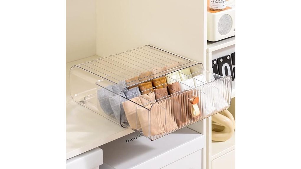 Must-Have Bra Organizers That Stop Your Bra From Crushing 14 24 cell acrylic underwear organizer
