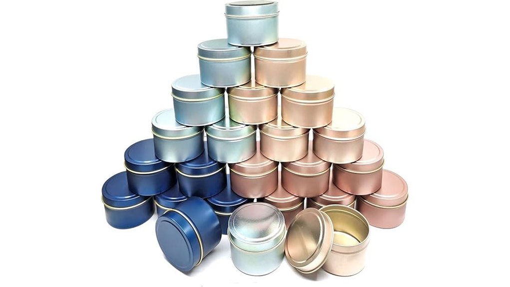 Travel Candles (Tin Containers) That Light Up Your Adventure 13 24 multicolor 4oz tins