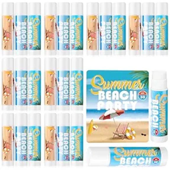 Top SPF Lip Balms for Beach Trips Without Weird Taste 11 24 piece spf30 lip balms