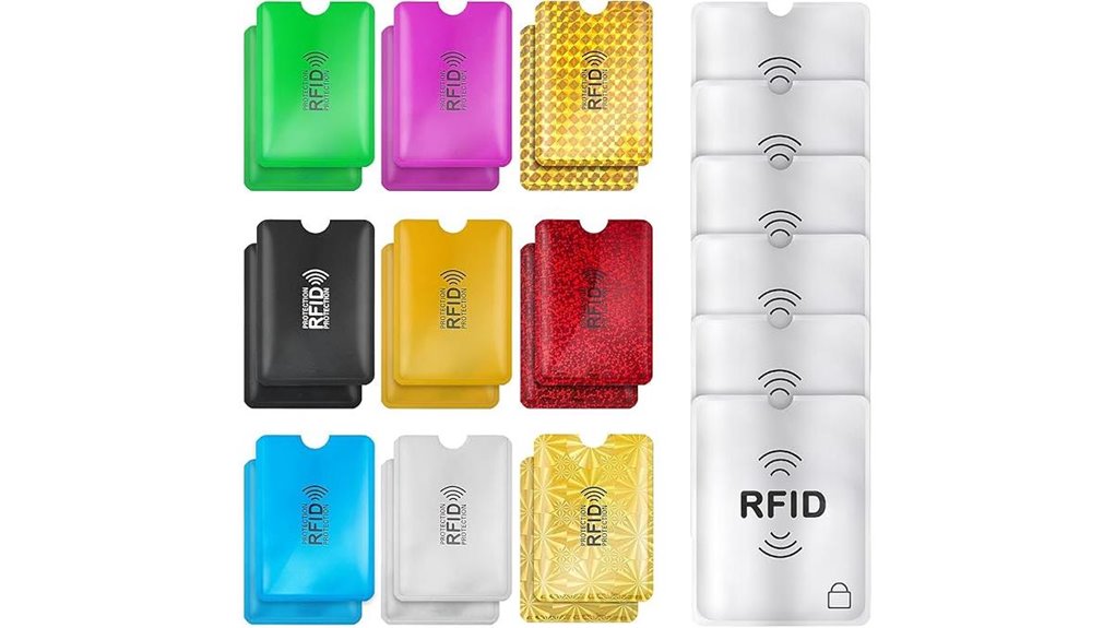 Durable, Thin RFID-Blocking Passport Sleeves for Secure Travel 15 24 rfid blocking sleeves