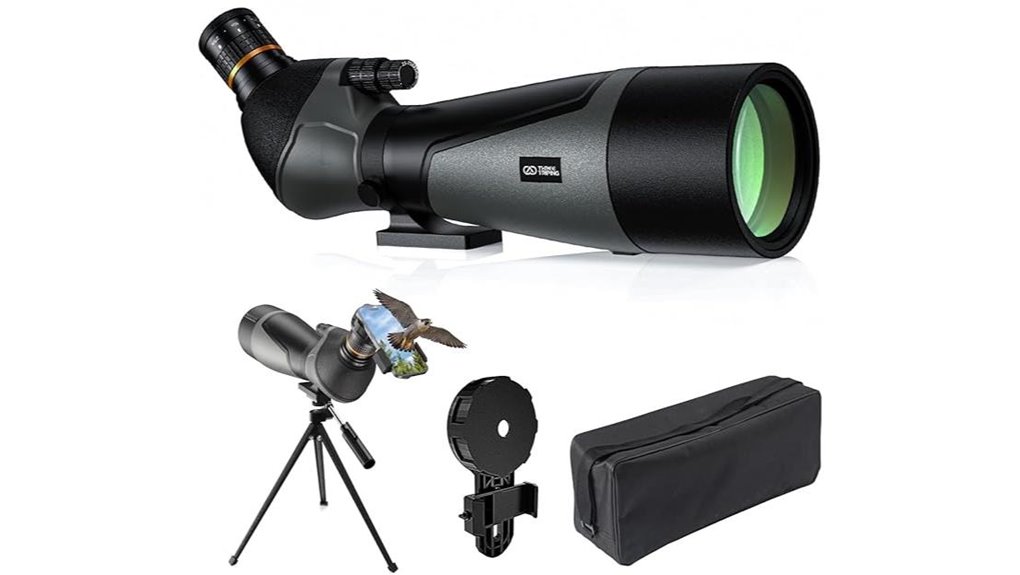Spotting Scopes for Travel (Angled) That All Adventurers Need 12 25 75x85 spotting tripod bag