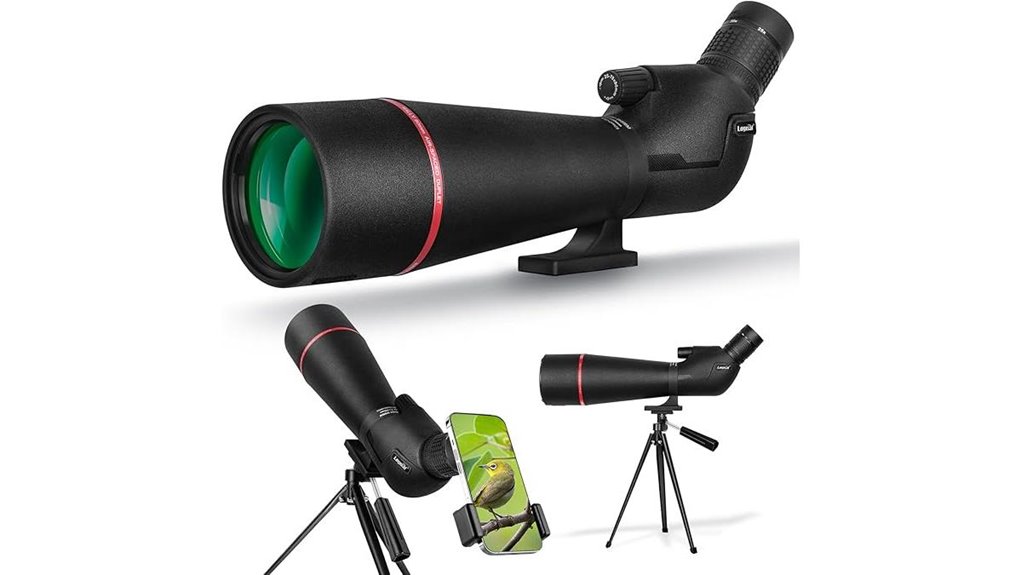 Spotting Scopes for Travel (Angled) That All Adventurers Need 8 25 75x bak4 tripod adapter