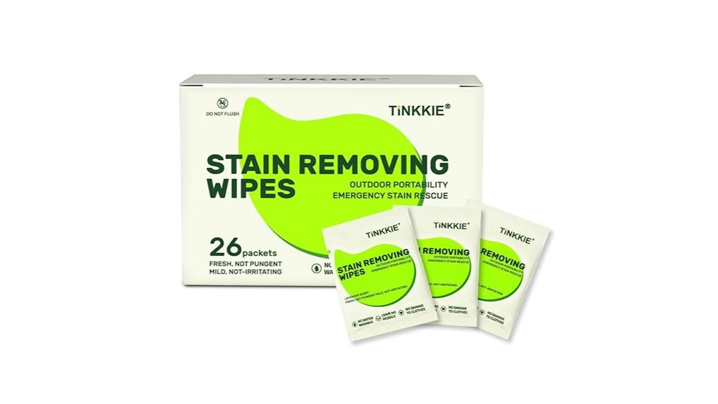 Quick-Travel Stain Remover Wipes That Zap Stains On the Go 2 26 pack stain remover fabric wipes