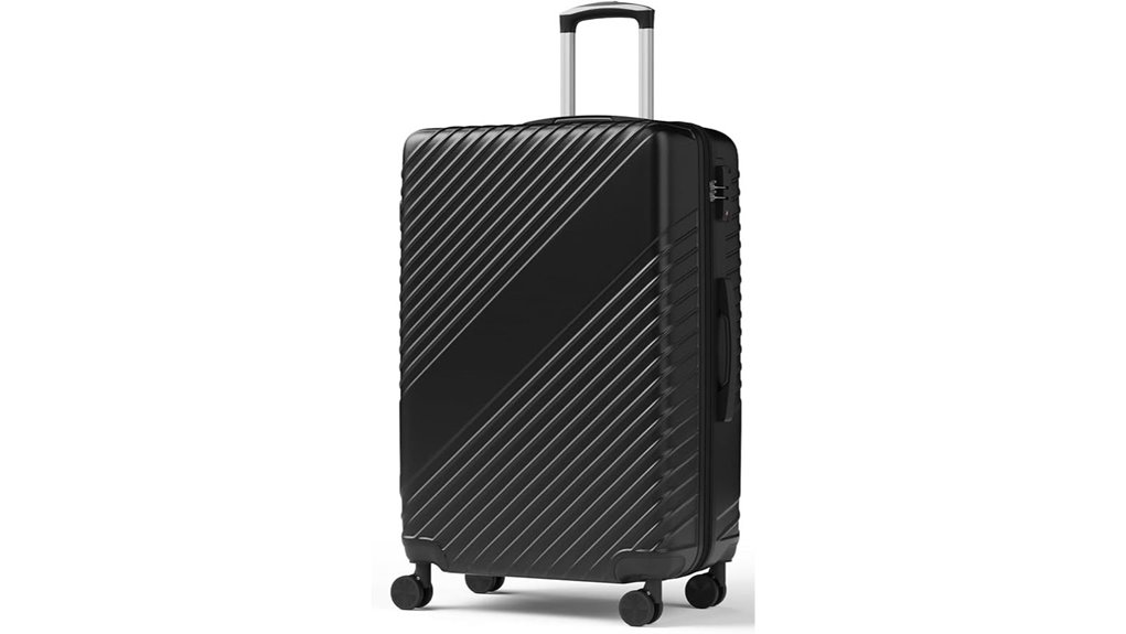Durable Checked Luggage That Endures Long Trips 10 28 inch abs hardside luggage