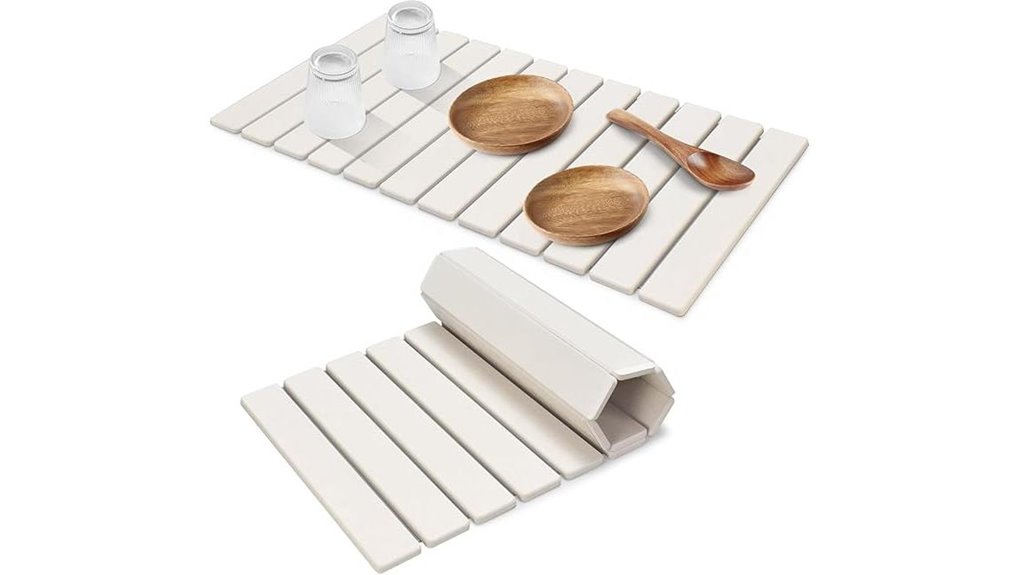 Dish Drying Mats That Keep Your Kitchen Spotless 15 28x16 stone dish mat