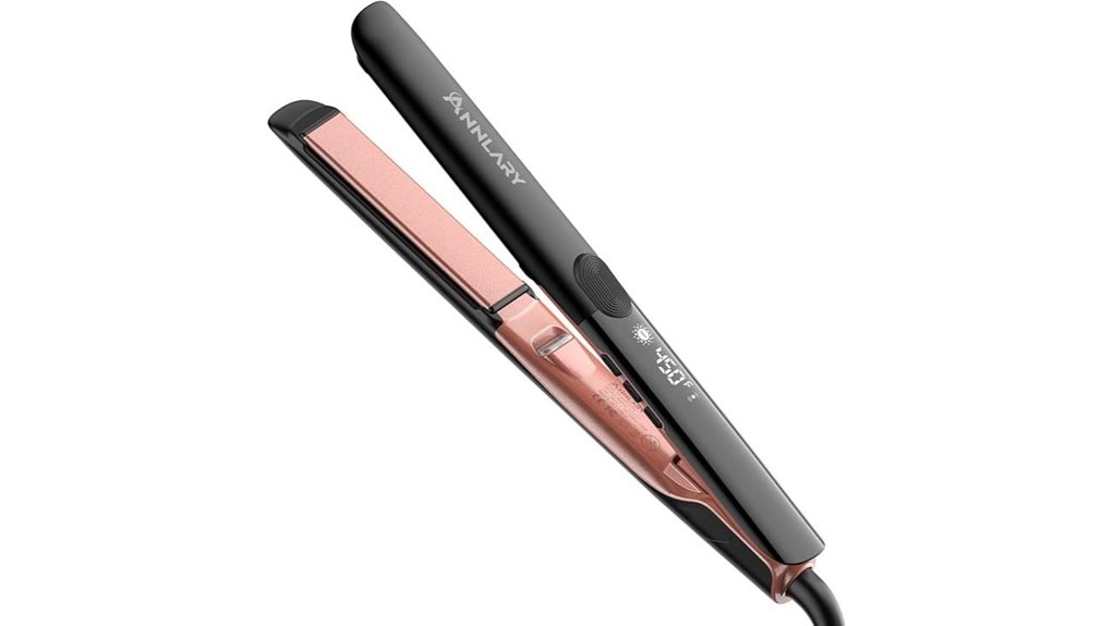 2 in 1 titanium ceramic curler