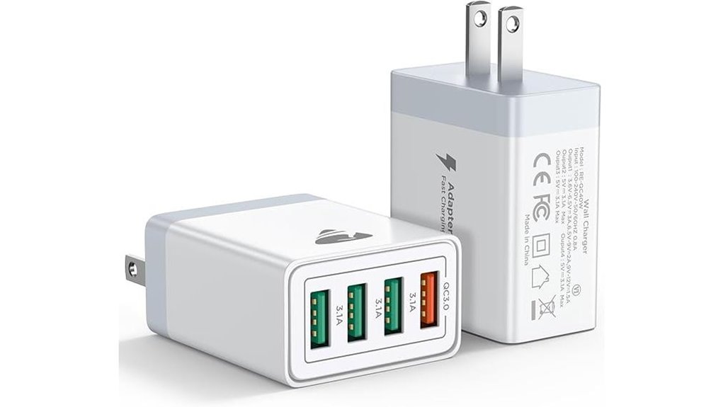The Best Multi-Port USB Wall Chargers Powering Your Devices 11 2 pack 40w usb cube