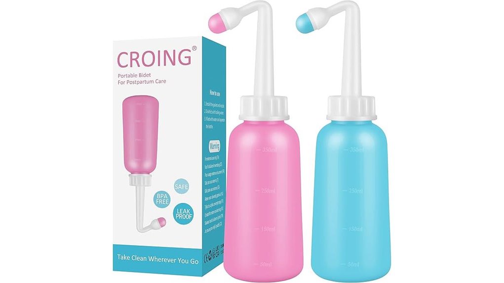 Best Portable Bidets (Squeeze Bottle Style) Keep You Fresh 11 2 pack portable postpartum bidet