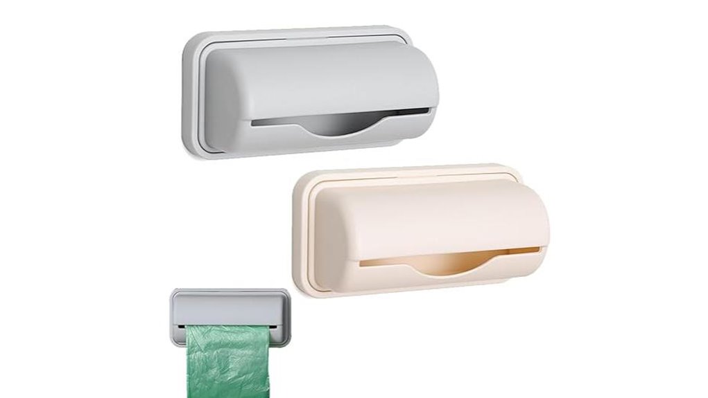 2 pack wall mounted trash dispenser
