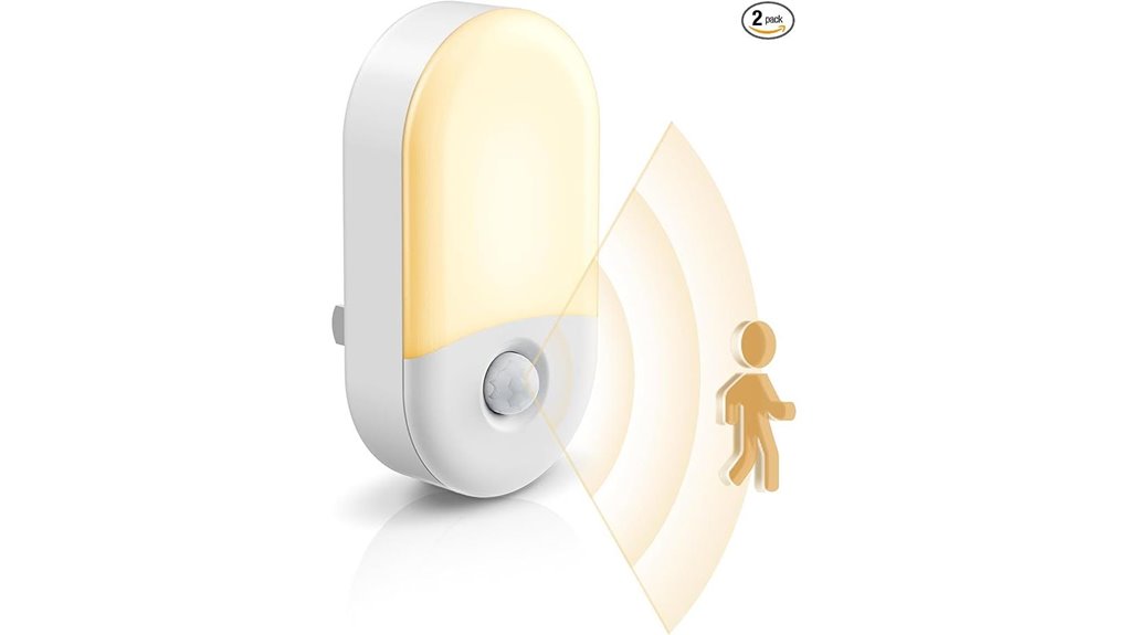 The Best Nightlights (motion sensor) for a Brighter Home 2 2 pack warm led lights