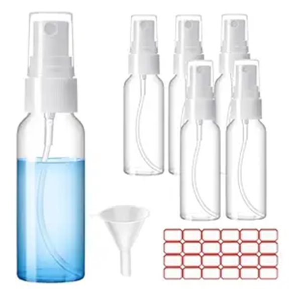 Must-Have Refillable Sanitizer Spray Bottles for On-the-Go 11 2oz spray bottles 6 pack
