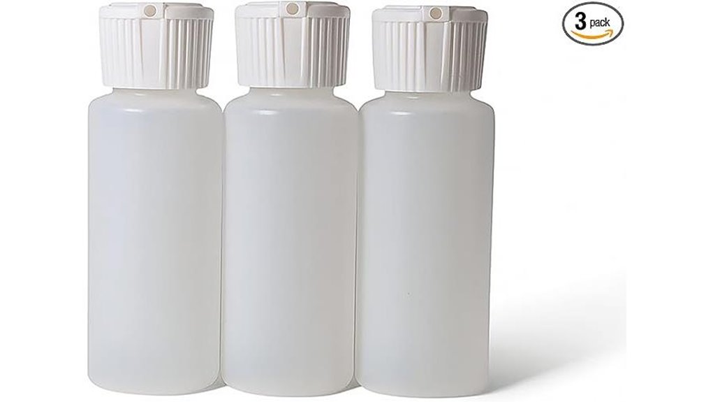 Leakproof Travel Bottles for Shampoo: Flip or Screw Cap 2 2oz tsa approved bottle set