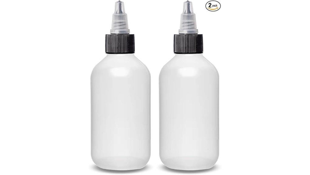Leakproof Travel Bottles (Squeeze-Proof Caps) That Won’t Leak 9 2oz twist cap squeeze bottles