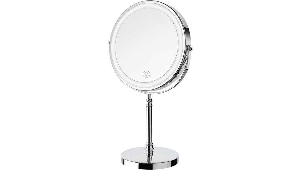 3000mah dual sided lighted mirror