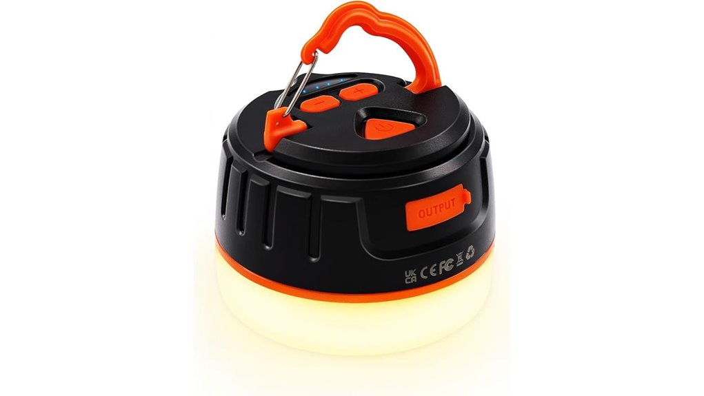 Top Rechargeable Lanterns for Camping-Style Adventures 14 300 hour orange rechargeable lantern
