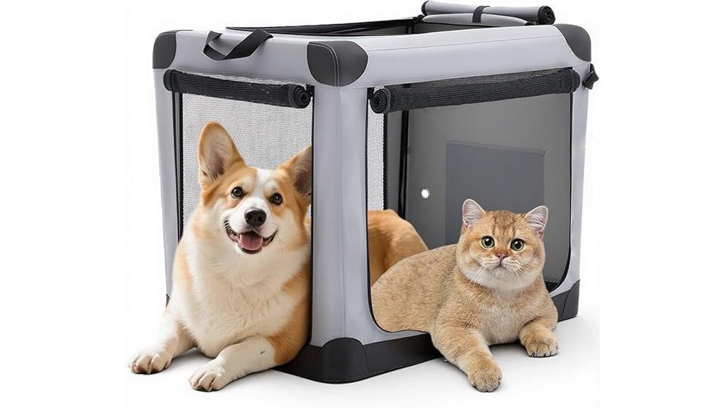 Packable Pet Crates for Travel (Soft‑Sided) Who Travelers Love 15 30 inch pet crate bag